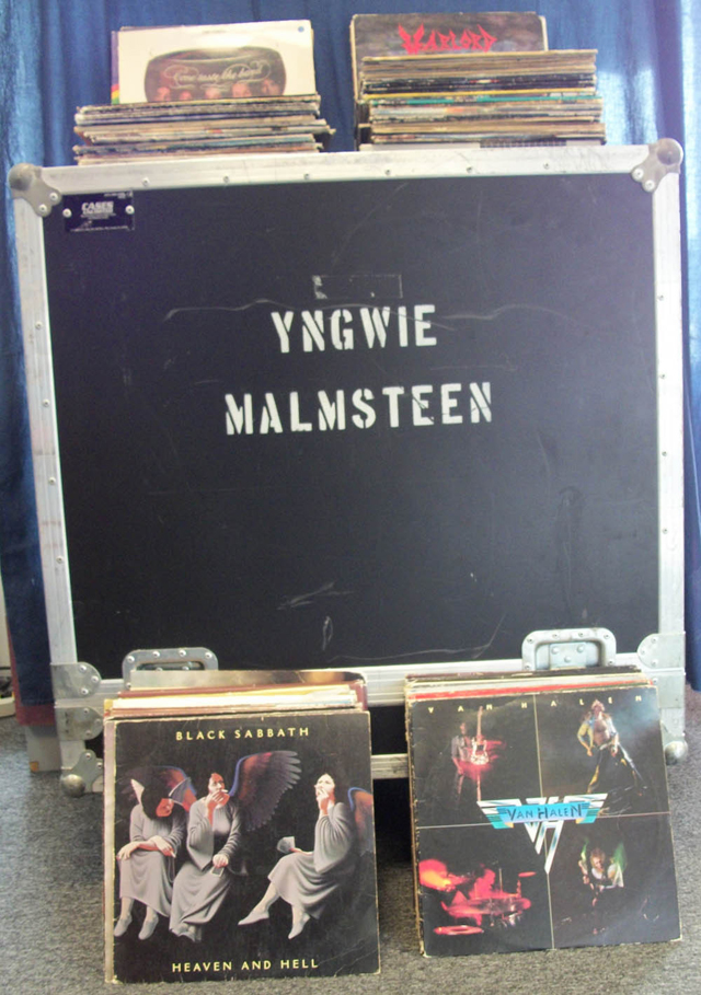 YNGWIE MALMSTEEN PERSONAL RECORD COLLECTION OVER 100 RECORDS NO RESERVE - eBay