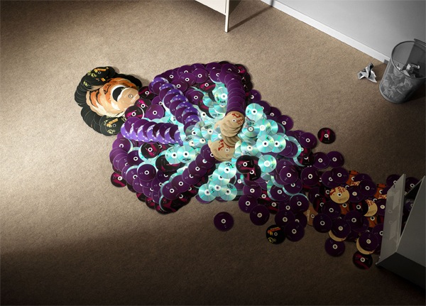 James Brown - MOSAICS MADE FROM CDS