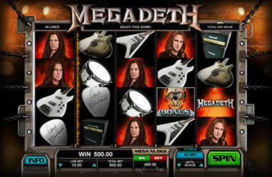 Megadeth Slot - Leander Games