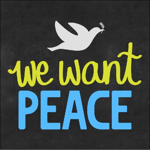 We Want Peace