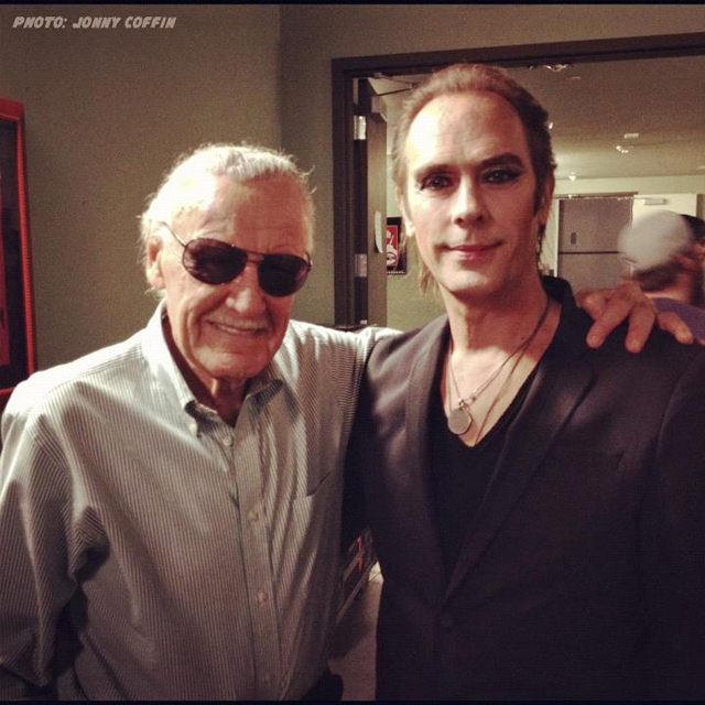 Stan Lee and Peter Murphy