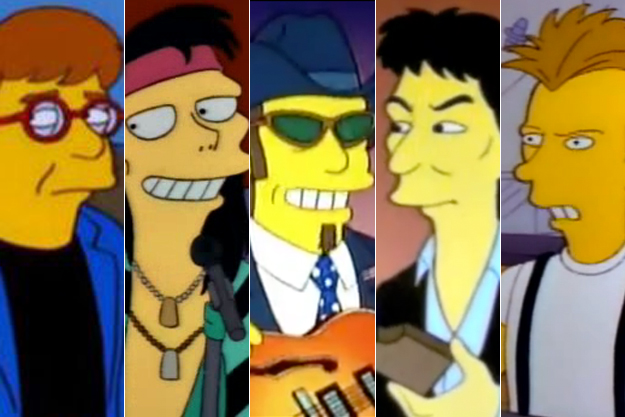 ROCK STAR CAMEOS ON ‘THE SIMPSONS’