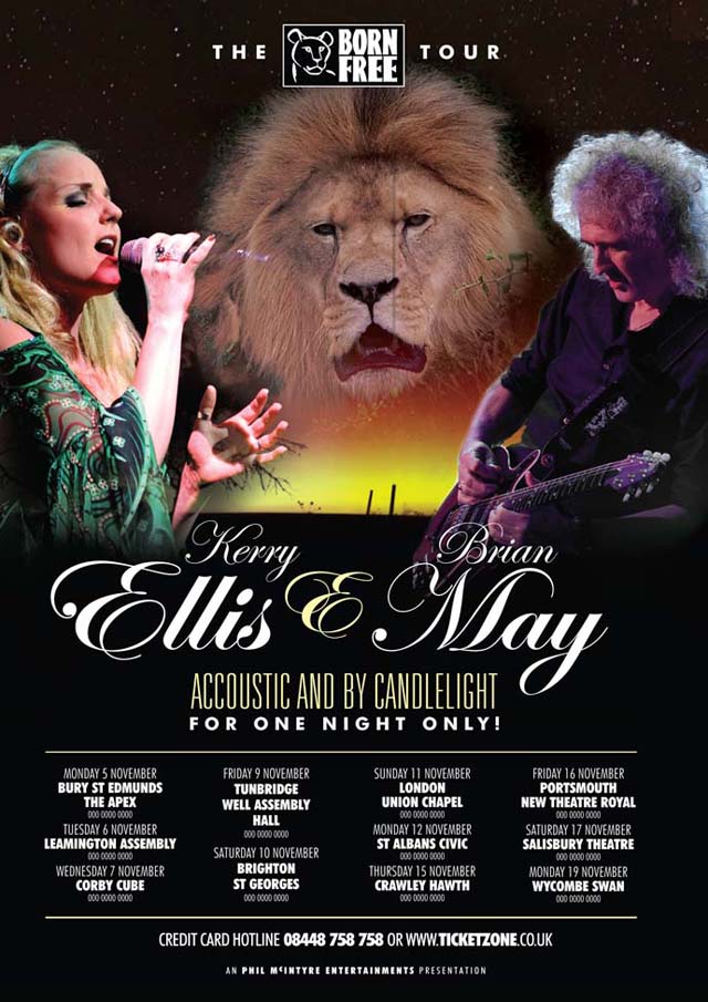 Brian May and Kerry Ellis - The Born Free Tour