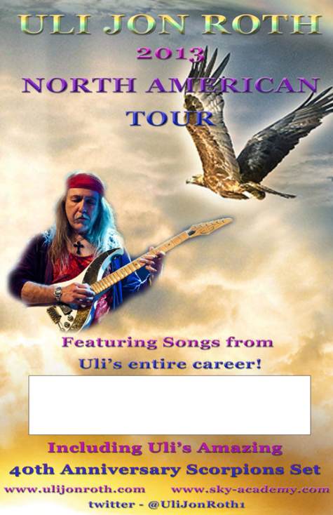 Uli Jon Roth - 2013 North American Tour