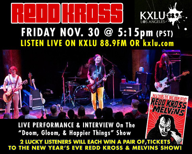 Redd Kross performing live on KXLU 88.9 FM in Los Angeles