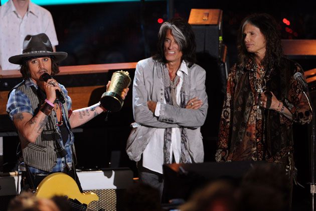 Aerosmith and Johnny Depp