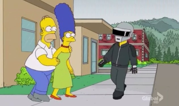 Daft Punk on The Simpsons