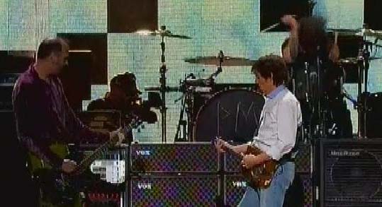 Paul McCartney With Dave Grohl, Krist Novoselic, and Pat Smear