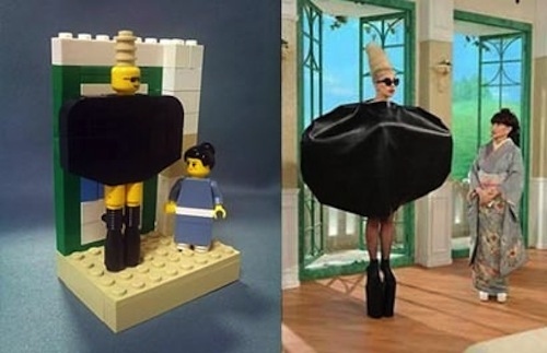 Lego Gaga comes from Japan.