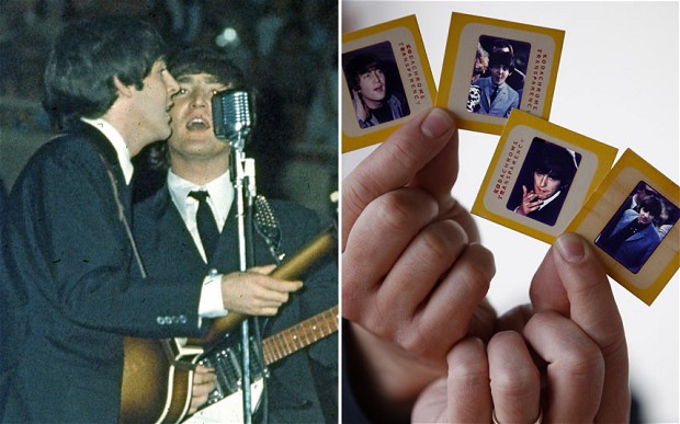 The rare colour transparencies of The Beatles taken by Dr Robert Beck during the band's first tour of the US in 1964