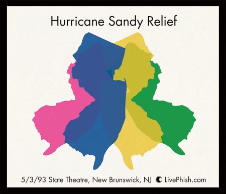 Phish / HURRICANE SANDY RELIEF 05/03/1993 NEW BRUNSWICK NJ