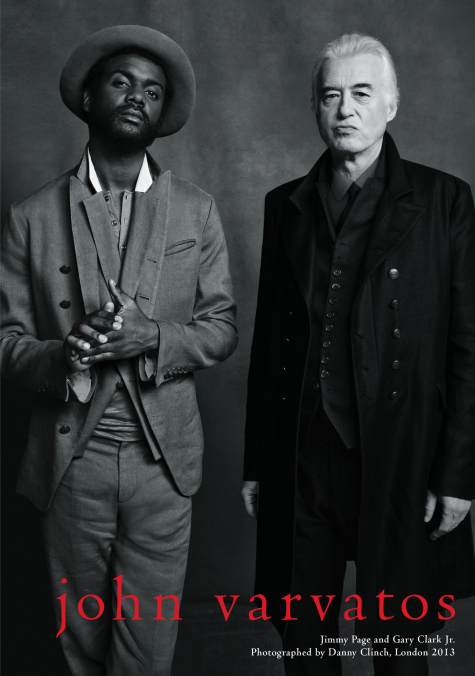 Jimmy Page & Gary Clark Jr. for John Varvatos Spring/Summer 2013