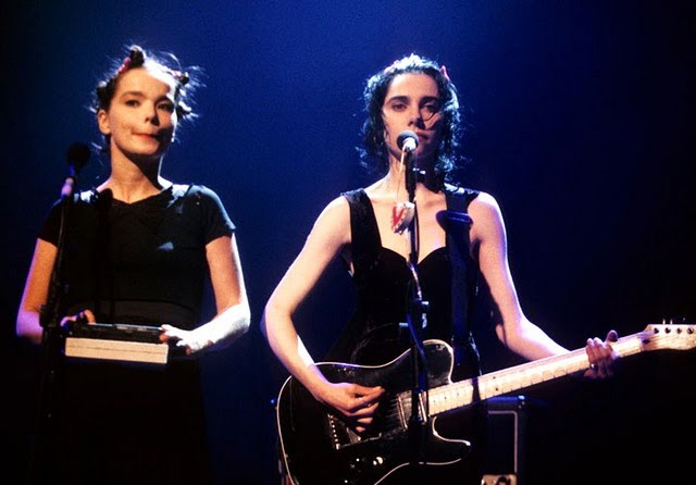 Bjork & PJ Harvey perform 'I Can't Get No Satisfaction' | BRIT Awards 1994