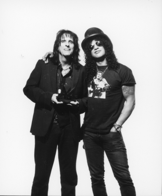 Alice Cooper and Slash