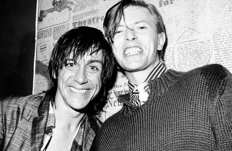 David Bowie and Iggy Pop