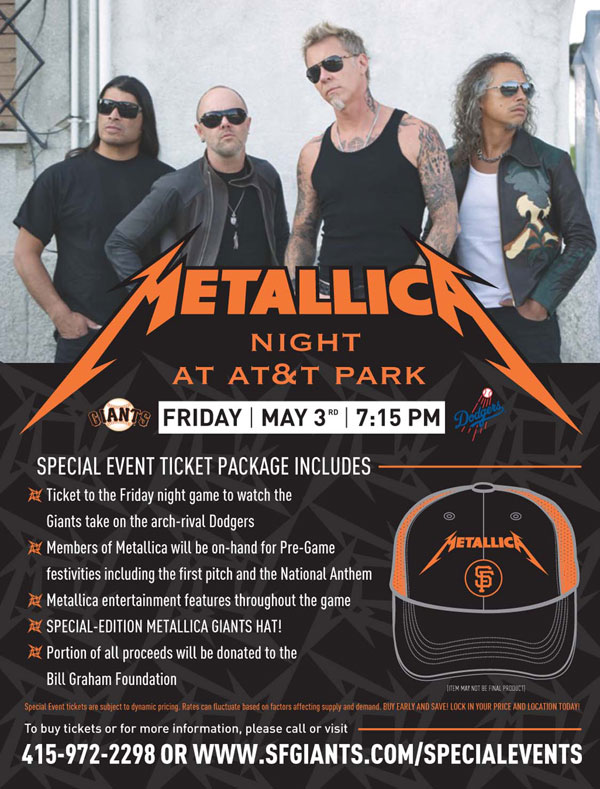 Metallica×San Francisco Giants