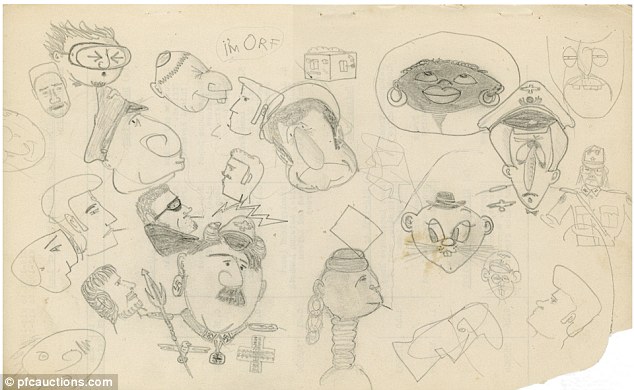 Paul McCartney's teen doodle