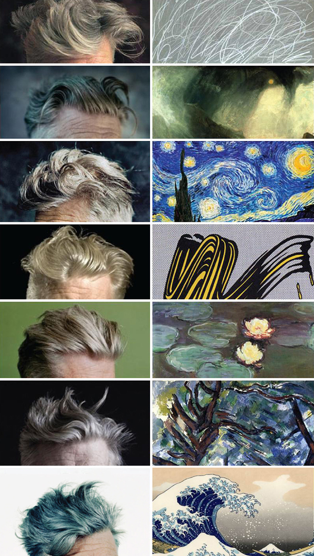 Famous Paintings That Look Like David Lynch’s Hair