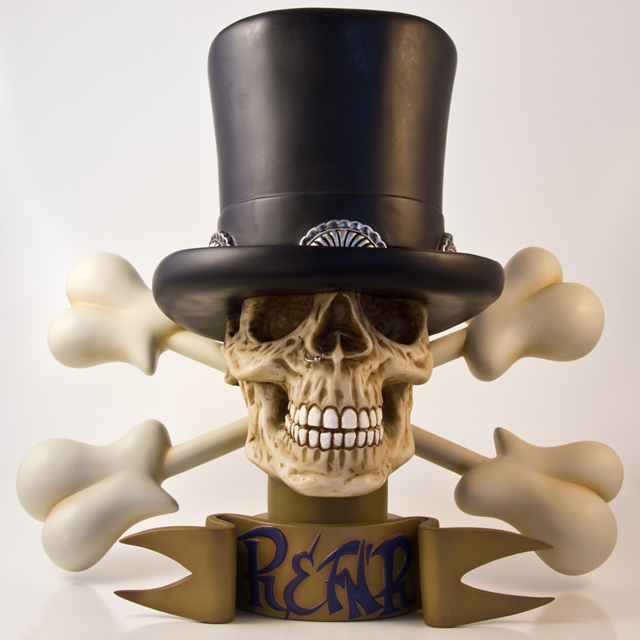 RON ENGLISH X SLASH Limited Edition Bust Sculpture