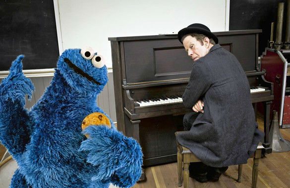 Cookie Monster And Tom Waits