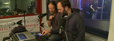 Thom Yorke and Nigel Godrich