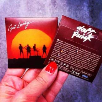 Daft Punk condom Get Lucky