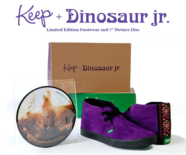 The Keep + Dinosaur Jr. collaboration shoes