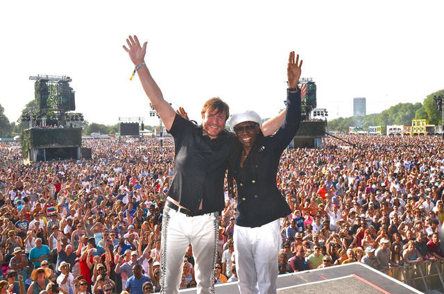 Nile Rodgers and Simon Le Bon
