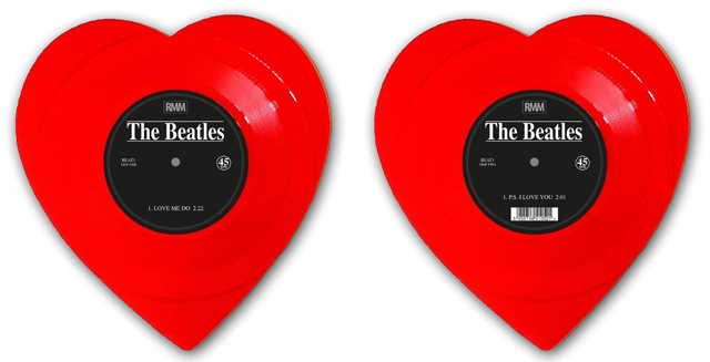 Beatles / Love Me Do [red heart-shaped seven-inch vinyl]