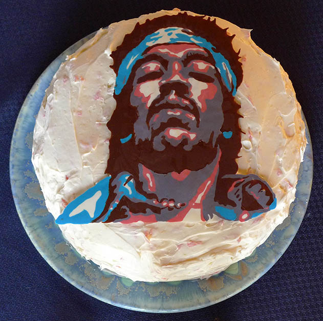 Jimi Hendrix cake