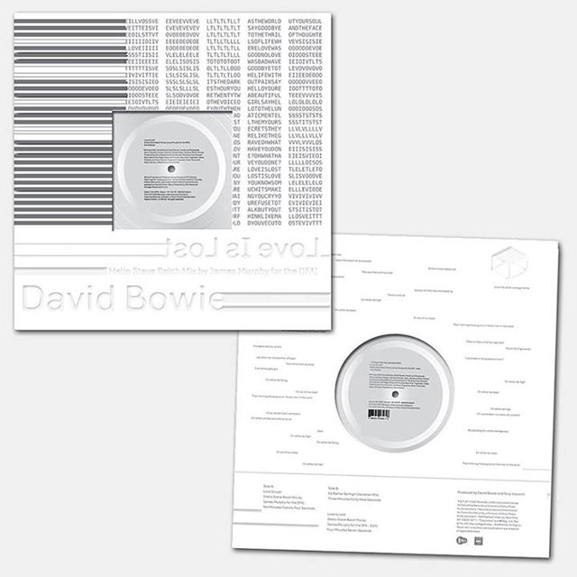 David Bowie / LOVE IS LOST WHITE VINYL 12”