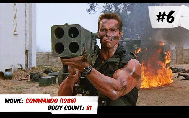 Arnold Schwarzenegger Kill Count
