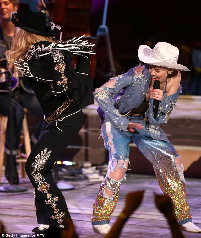 MADONNA + MILEY CYRUS