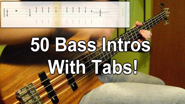 50 Bass Intros (One Take Medley)