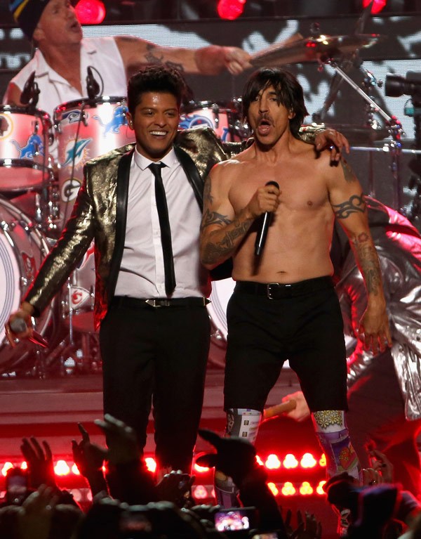 Bruno Mars and Red Hot Chilli Peppers