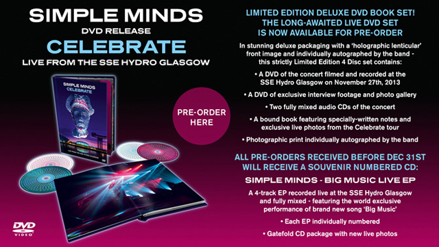 Simple Minds / Celebrate - Live At The Glasgow SSE Hydro