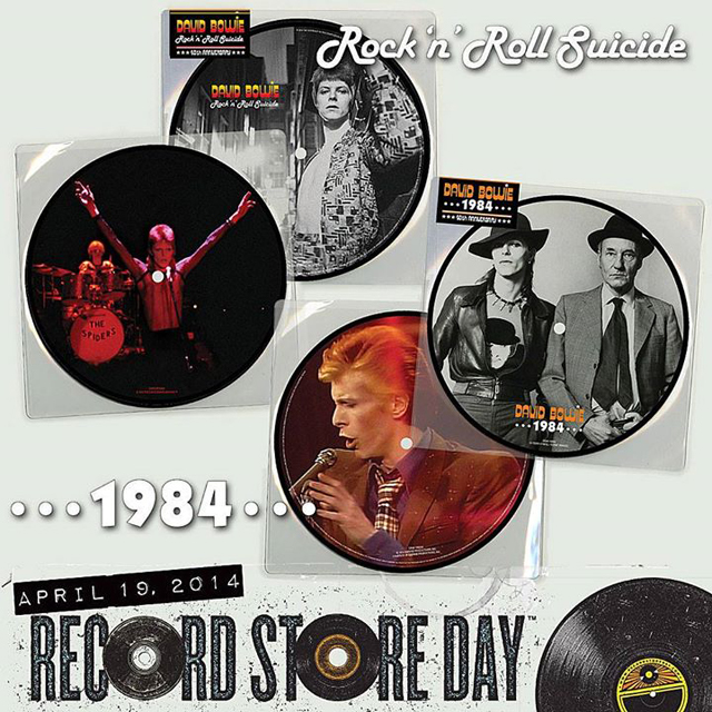 David Bowie / ROCK'N'ROLL SUICIDE & 1984 40th Anniversary 7”Picture Disc