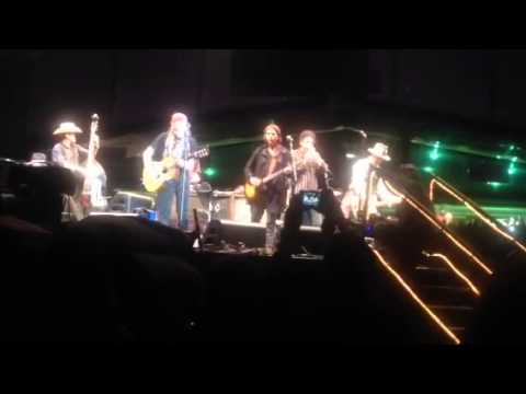 Johnny Depp and Willie Nelson