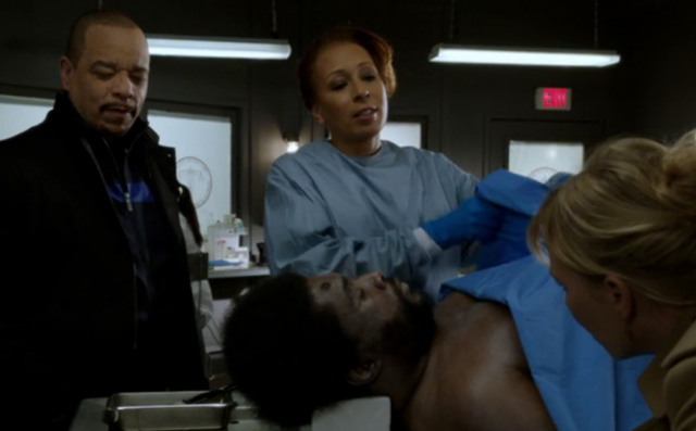 Questlove play a corpse on Law and Order: SVU