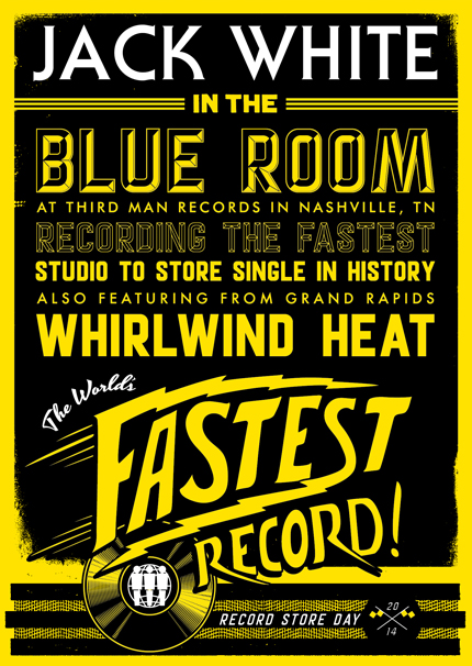 JACK WHITE & THIRD MAN RECORDS PRESENT… The World’s Fastest Released Record