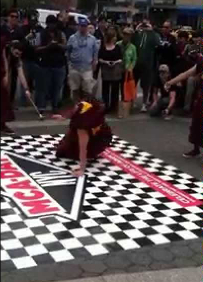Breakdancing Monks- Union Square