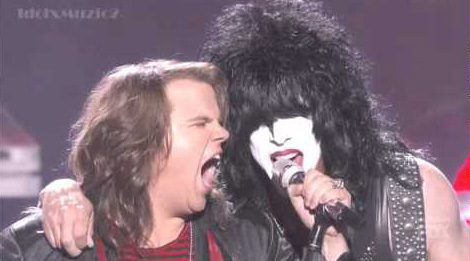 Caleb Johnson & Kiss