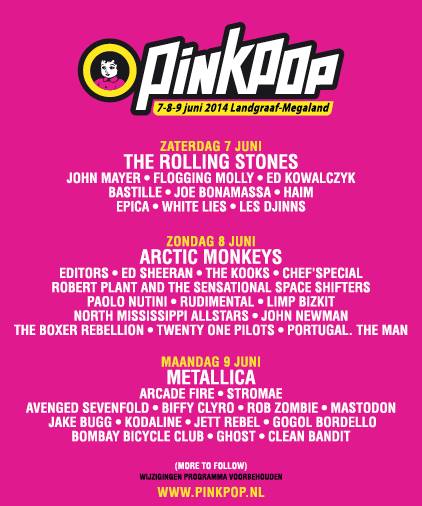 Pinkpop Festival 2014