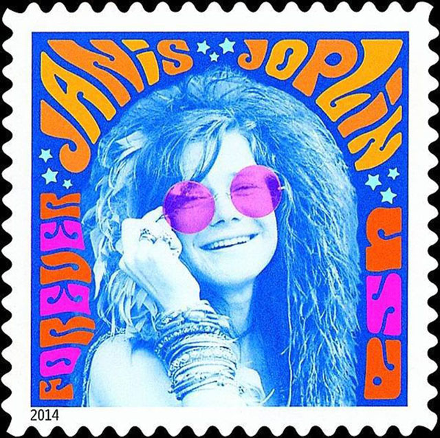 Janis Joplin's official stamp
