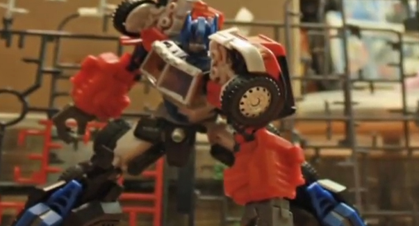 Transformers StopMotion Attack On Giant
