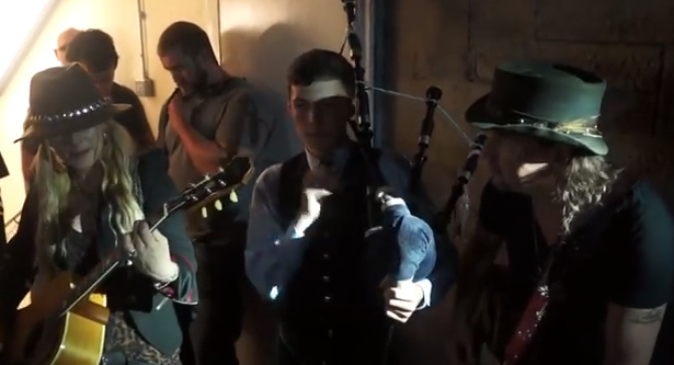 Richie Sambora and Orianthi stage door 02 ABC Glasgow 03 JUL 2014