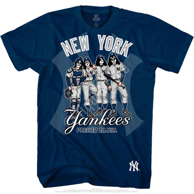 MLB × KISS t-shirts - New York Yankees