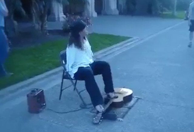 Street musician - disability is in mind, not body