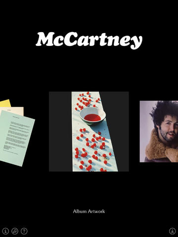 Paul McCartney / McCartney [iPad App]