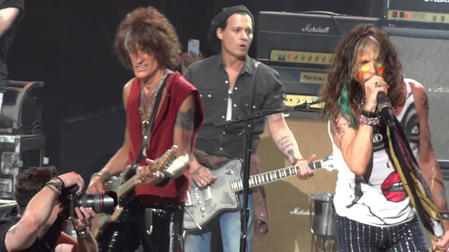 Aerosmith and Johnny Depp